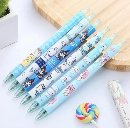 Set 6 Lapiceros Hello Kitty Gel