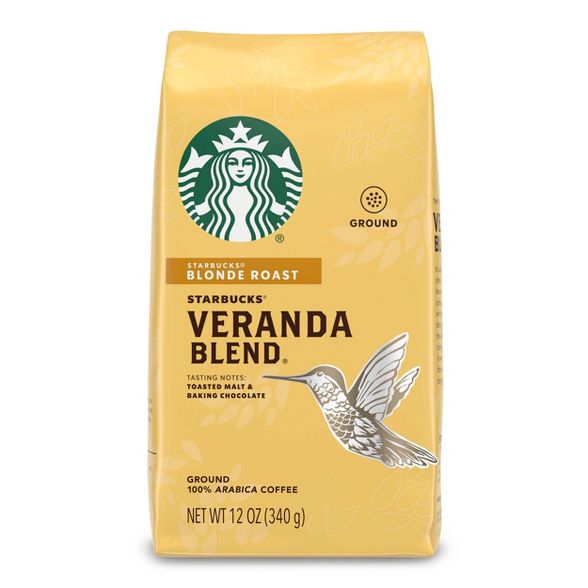 Starbucks Café Molido Con Saborizante Sin Sabores Artificiales 12oz - Veranda Blend