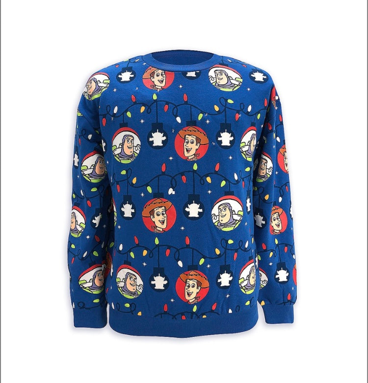 Toy Story Con Luces Holiday Sweater for Adultos