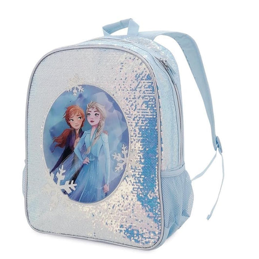 Mochila Frozen Mediana Plata