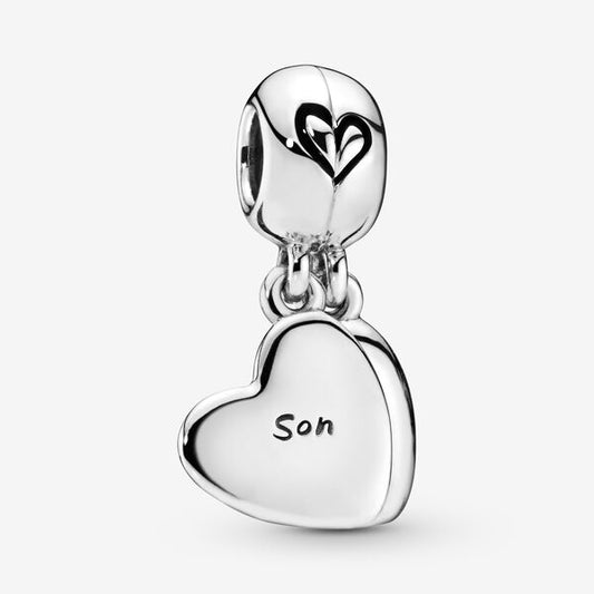 Pandora 2 charms en uno mother & son madre e hijo charm