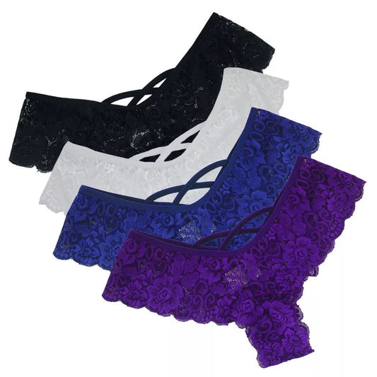Lote de 4 piezas panties efecto visual pompi