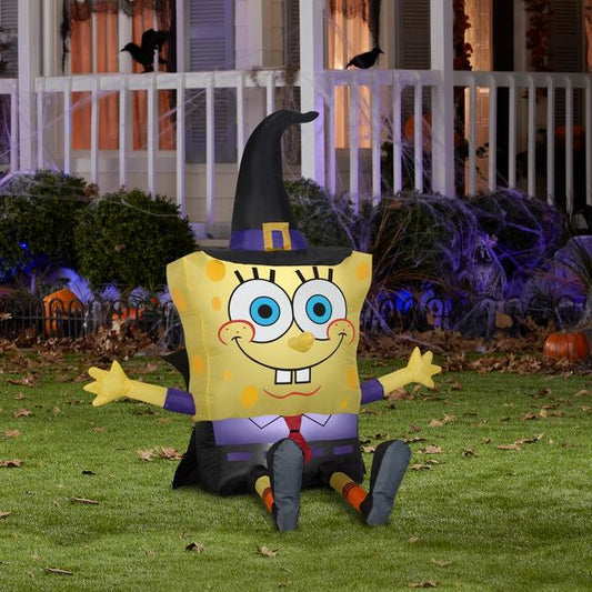 Bob Esponja Inflable Brujo Halloween - 1.21mts