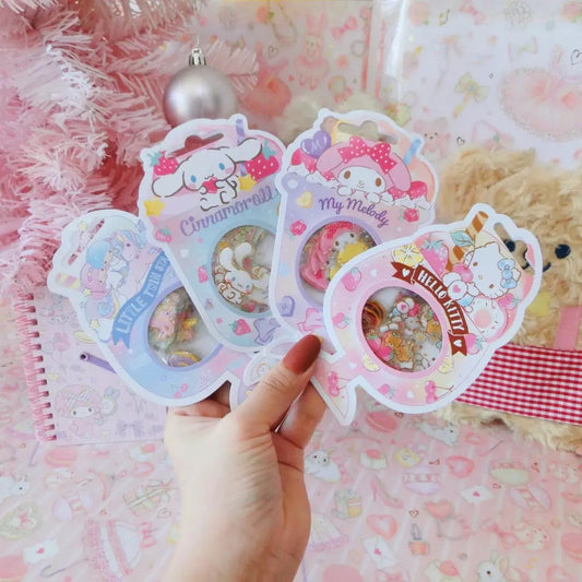 4 Bolsitas Con Stickers Hello Kitty & Friends