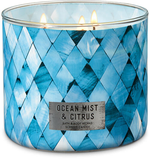 Bath & Body Works Vela Jumbo Ocean Mist & Citrus