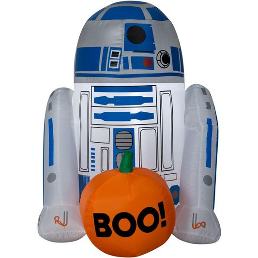 Inflable R2 D2 con Calabaza Boo Star Wars 91cm