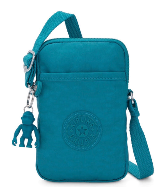 Kipling mini crossbody bolsa turquesa