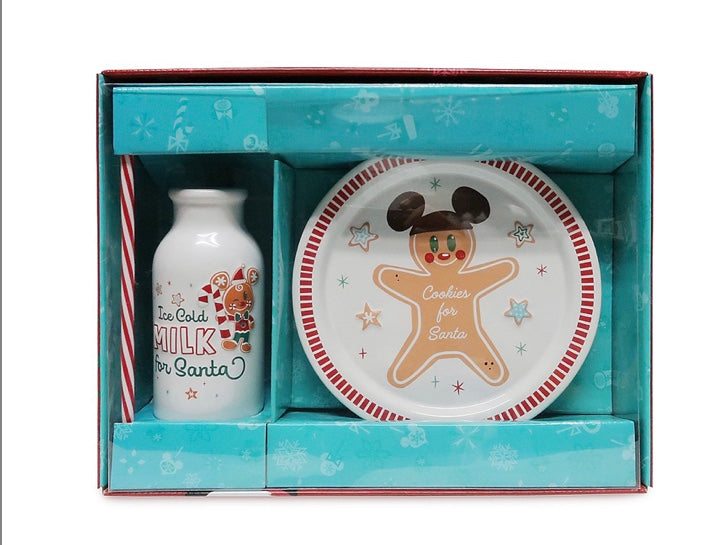 Mickey Mouse Milk and Cookies for Santa Set