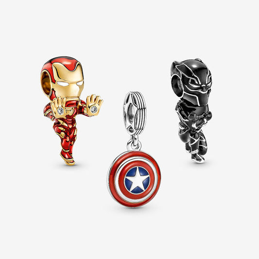 Marvel Character Charm Trio