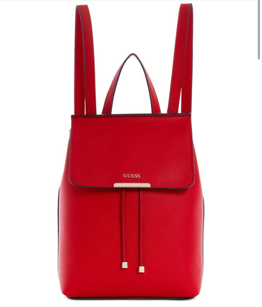 Guess mochila con cierre roja