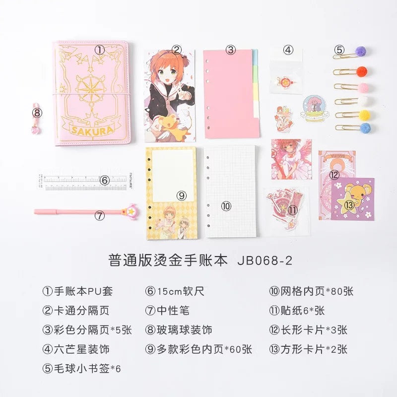 Carpeta Sakura Con 20 Accesorios Japón