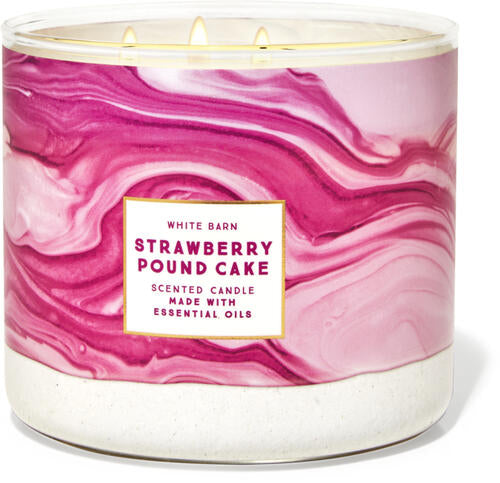 Bath & Body Works Vela Jumbo Strawberry Pound Cake