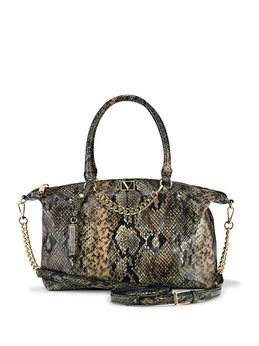 The Victoria Slouchy Satchel-Serpiente