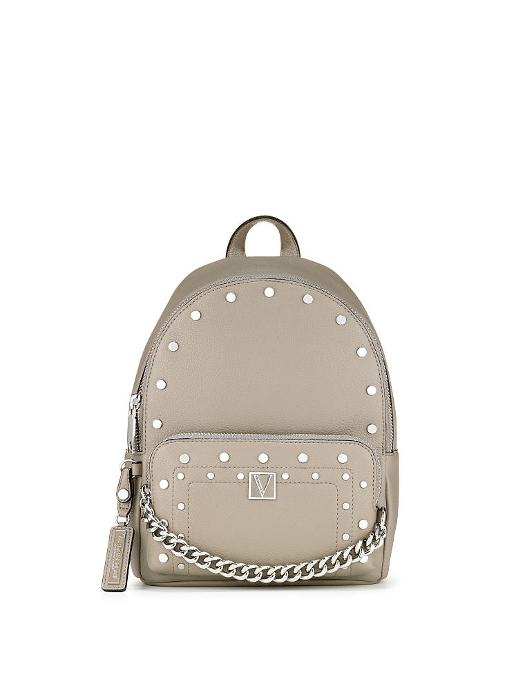 The Victoria Small Backpack-Velvet musk con piedras