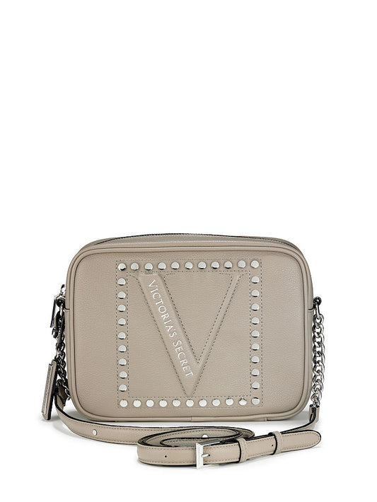 The Victoria Top Zip Crossbody-Velvet musk