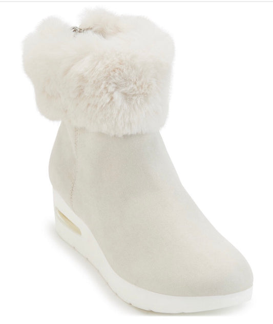 DKNY Botines Fur Frío Blancas