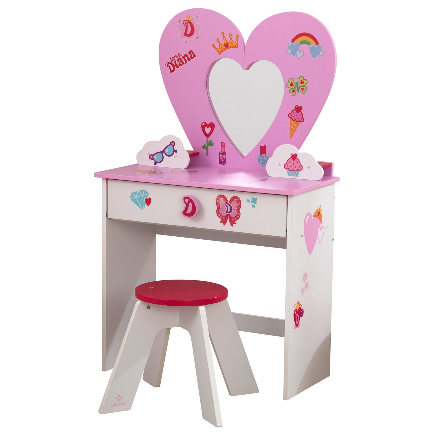 Love, Diana™ Heart Vanity Toy Set