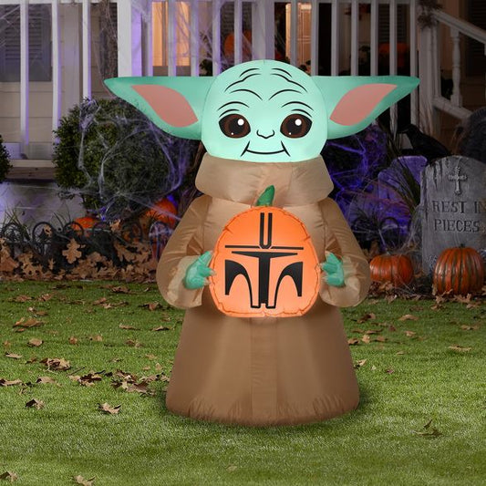 The Child Yoda Calabaza Star Wars 1.10mts Multicolor