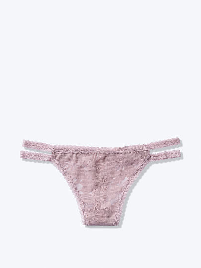 Victorias SecretLACE STRAPPY THONG Lilac