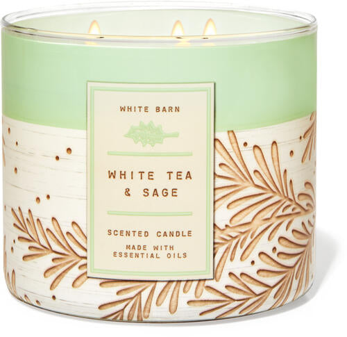 Bath & Body Works Vela Jumbo White Tea & Sage
