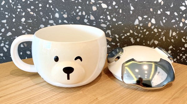 Starbucks Taza Oso Astronauta Tapa