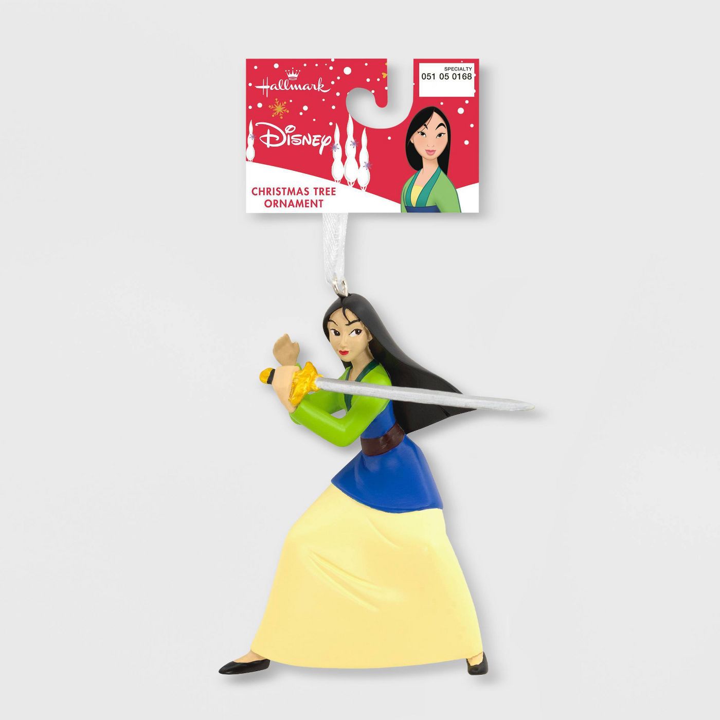 Disney ornamento Mulan con espada