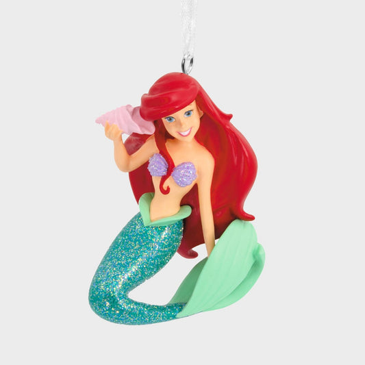 Hallmark Disney La Sirenita Ariel con adorno navideño de concha