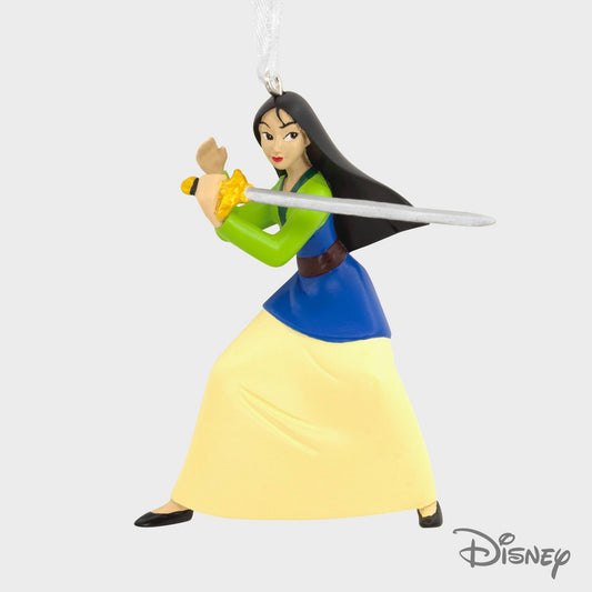 Disney ornamento Mulan con espada