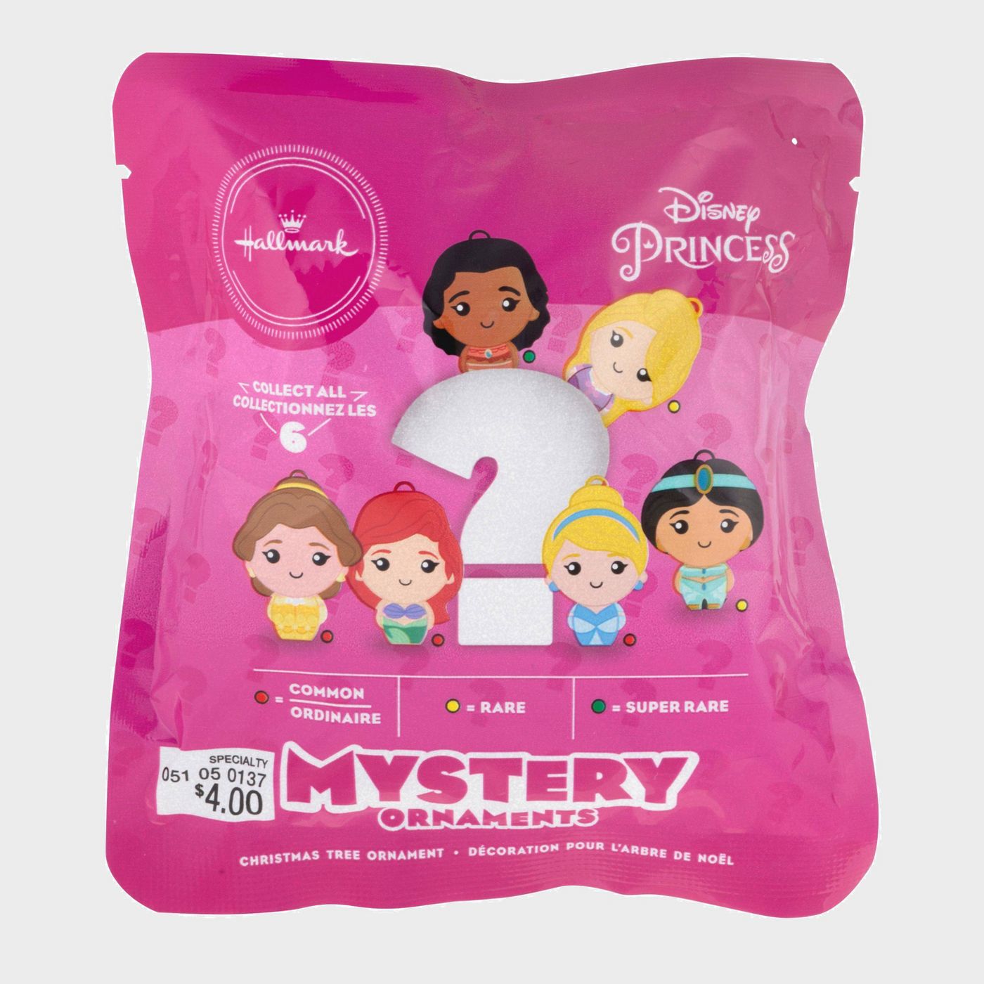 Adorno para árbol de Navidad Hallmark Disney Princess Mystery