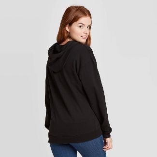 Santa Mickey Ugly Holiday Hooded Graphic Sweatshirt-Negra