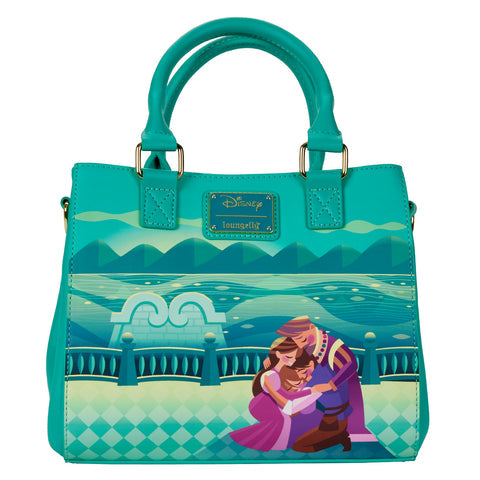 Tangled Rapunzel Castle Glow in the Dark Crossbody Bag