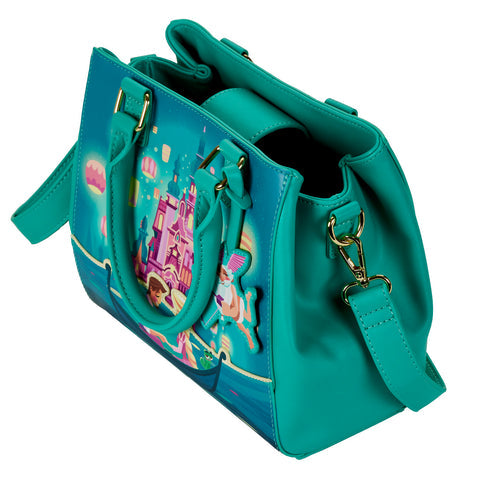 Tangled Rapunzel Castle Glow in the Dark Crossbody Bag