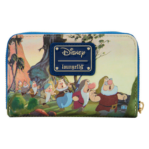 Snow White Scenes Zip Around Wallet