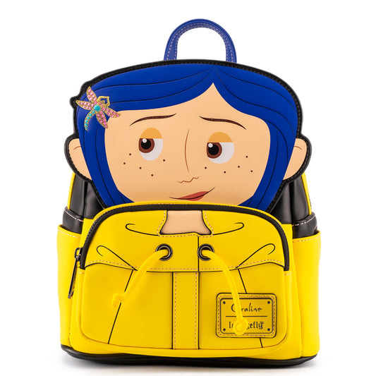 Coraline Raincoat Cosplay Mini Backpack