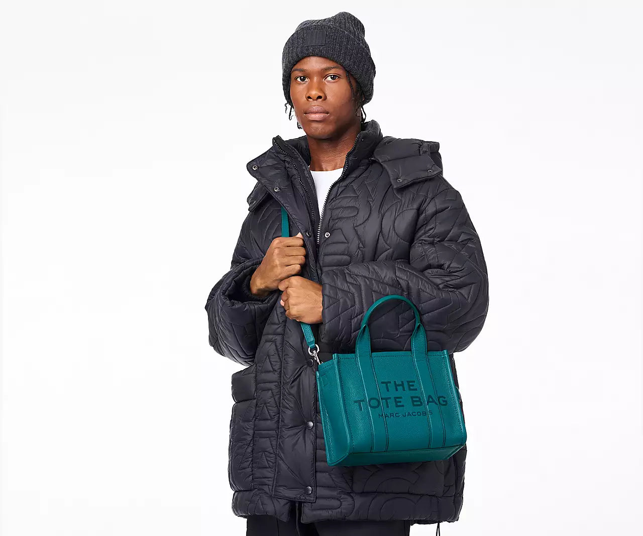 THE LEATHER MINI TOTE BAG- Blue