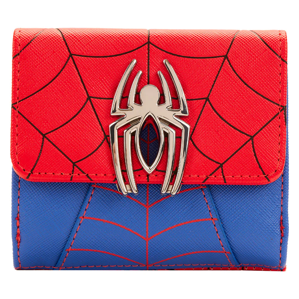 Marvel Spider-Man Color Block Flap Wallet