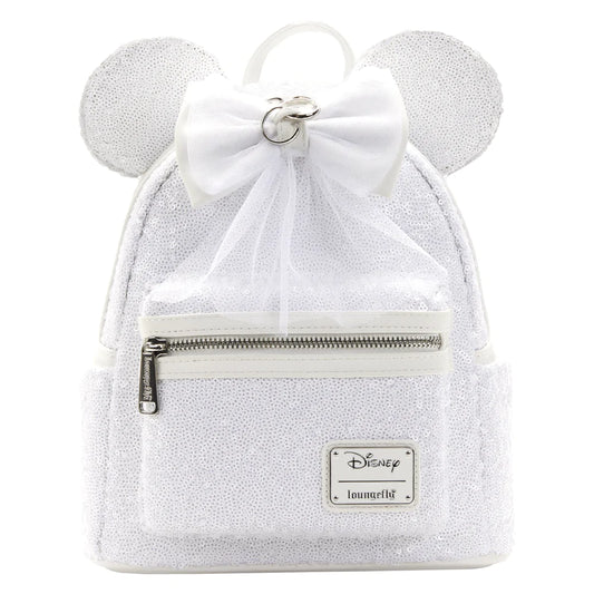 Minnie Mouse Sequin Wedding Mini Backpack