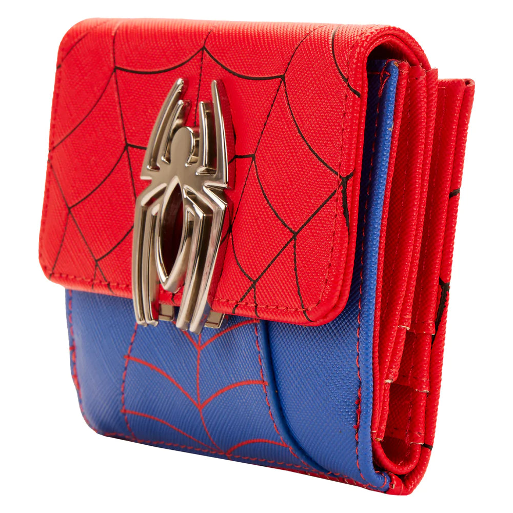 Marvel Spider-Man Color Block Flap Wallet