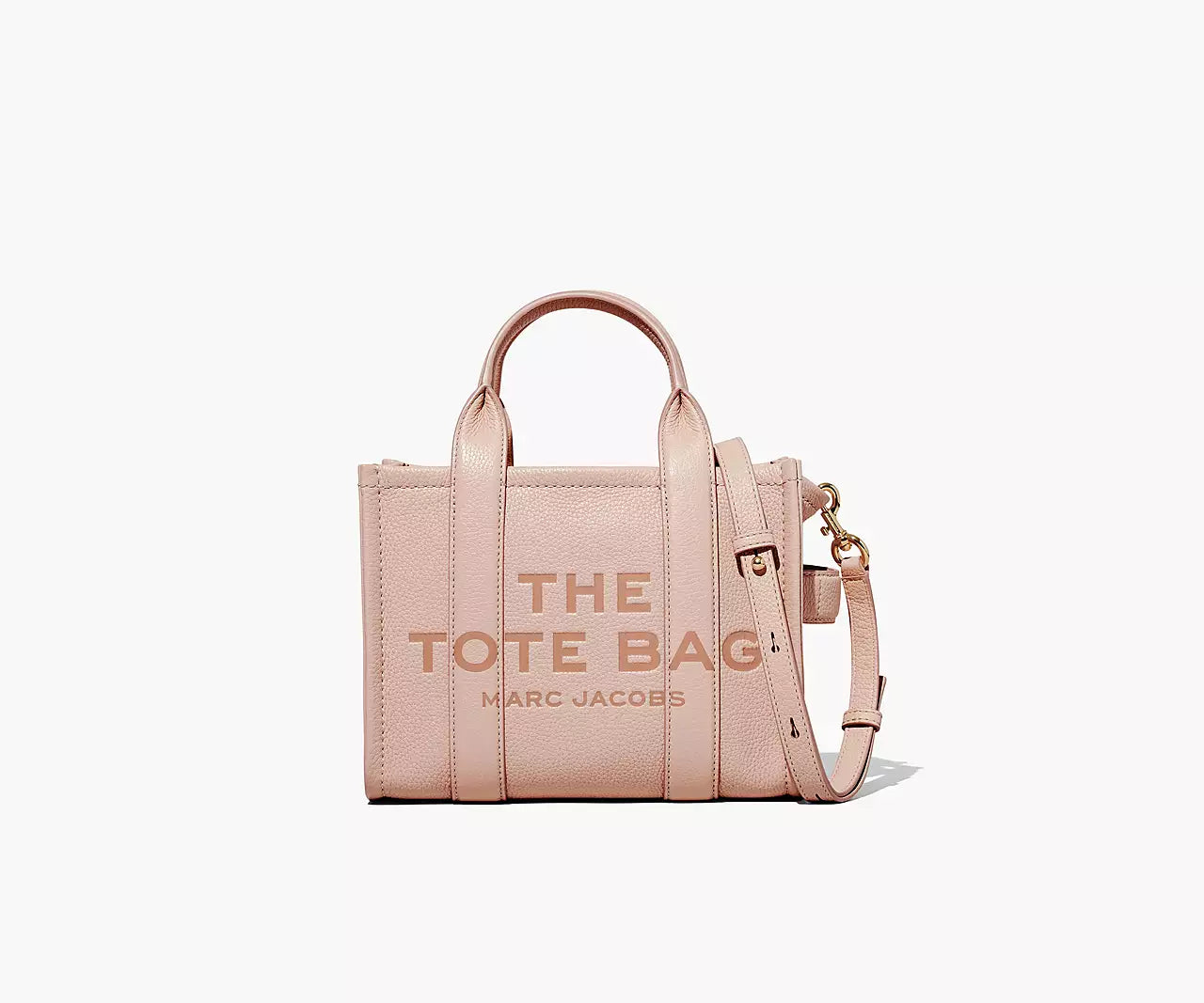 THE LEATHER MINI TOTE BAG- Rose