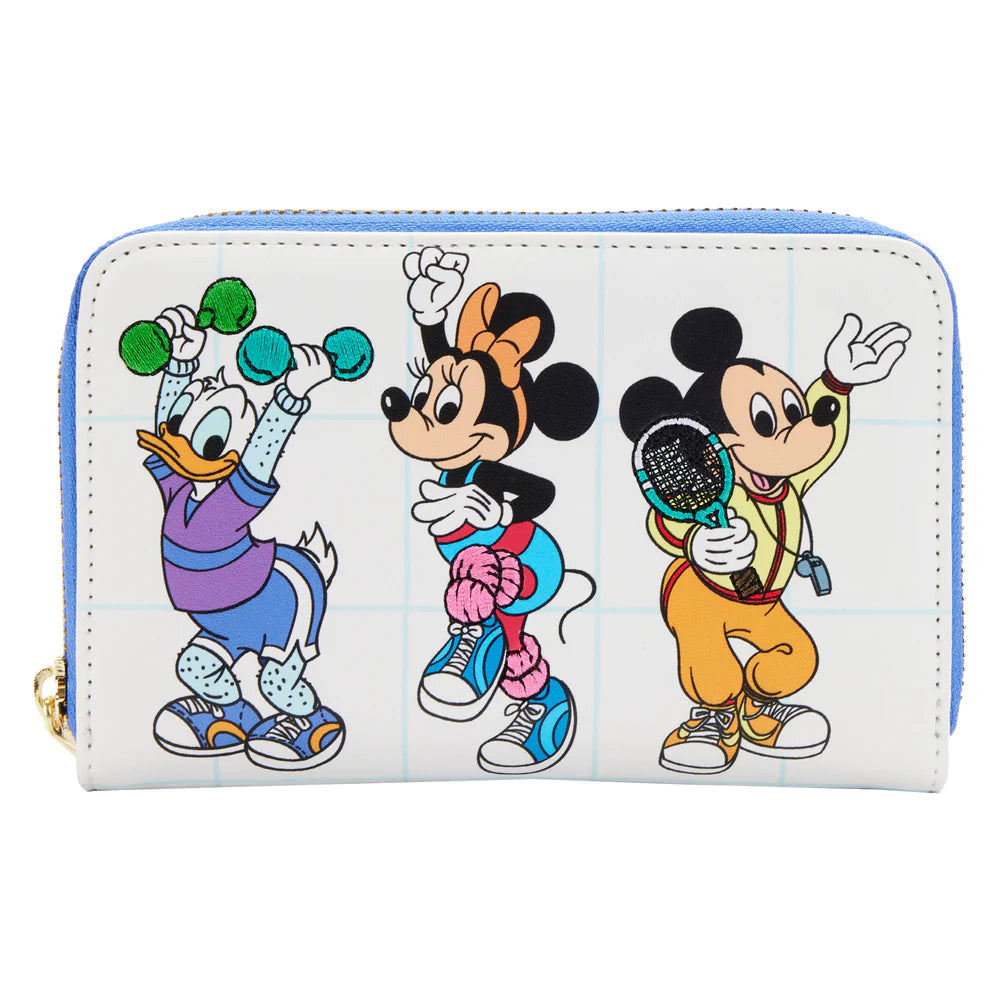 Disney Mousercise Zip Around Wallet