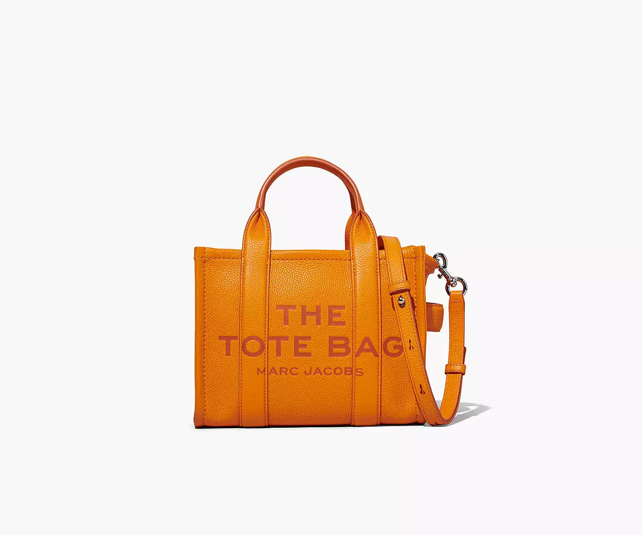 THE LEATHER MINI TOTE BAG- Scorched