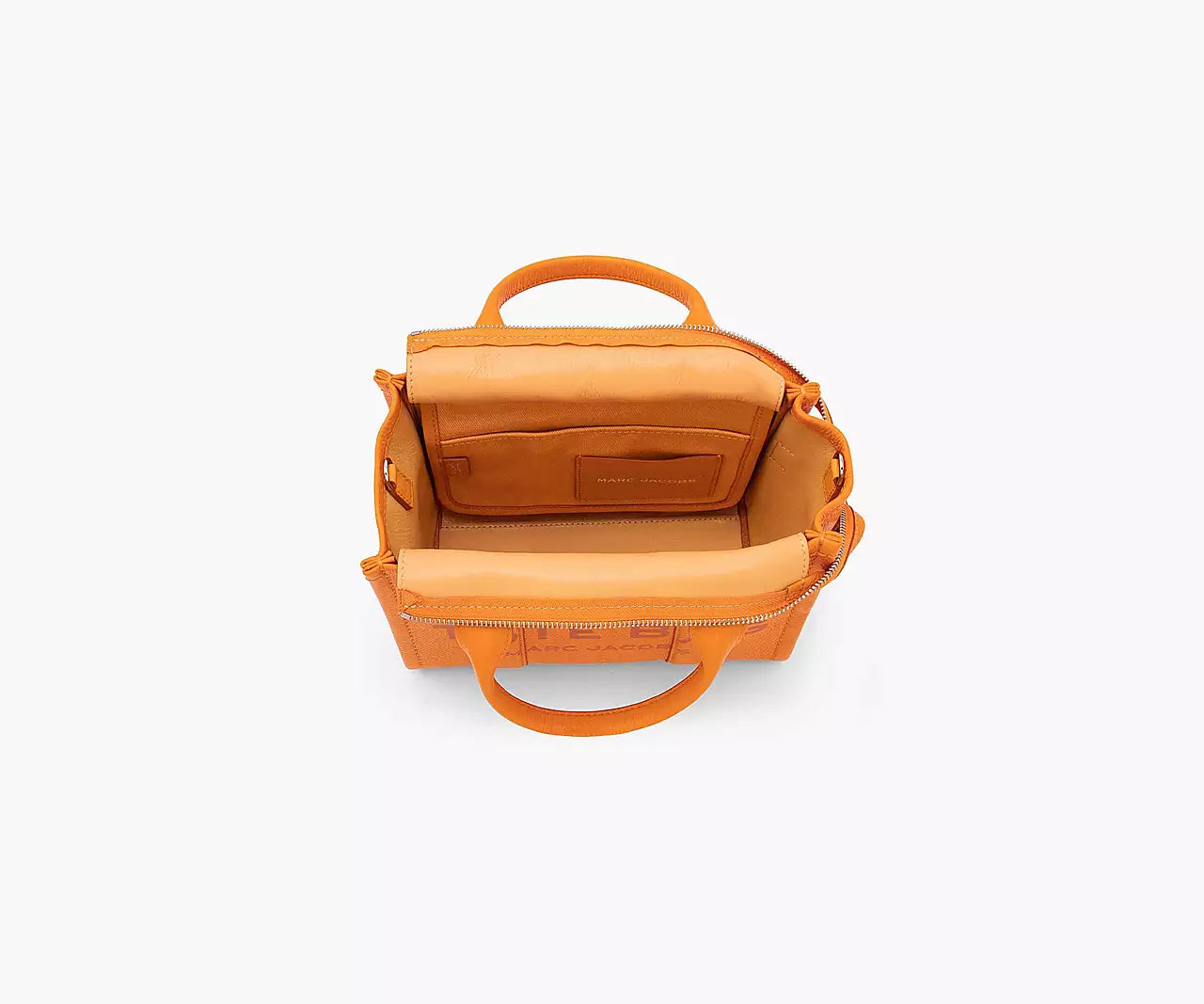 THE LEATHER MINI TOTE BAG- Scorched