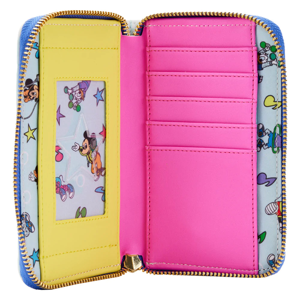 Disney Mousercise Zip Around Wallet