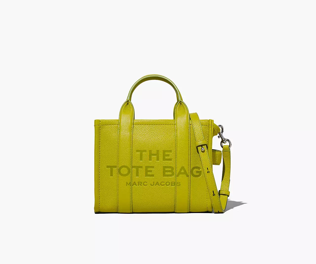 THE LEATHER MINI TOTE BAG- Citronelle