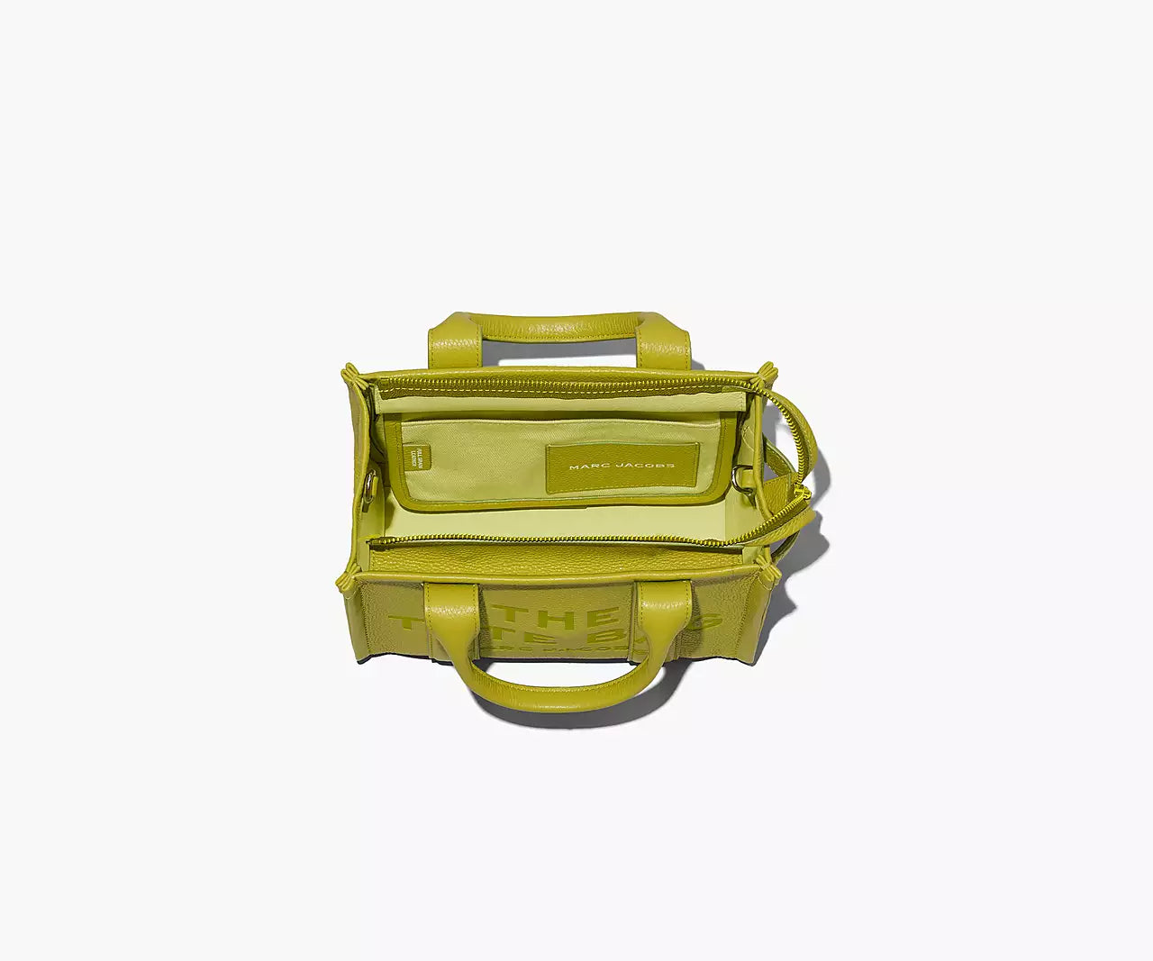 THE LEATHER MINI TOTE BAG- Citronelle