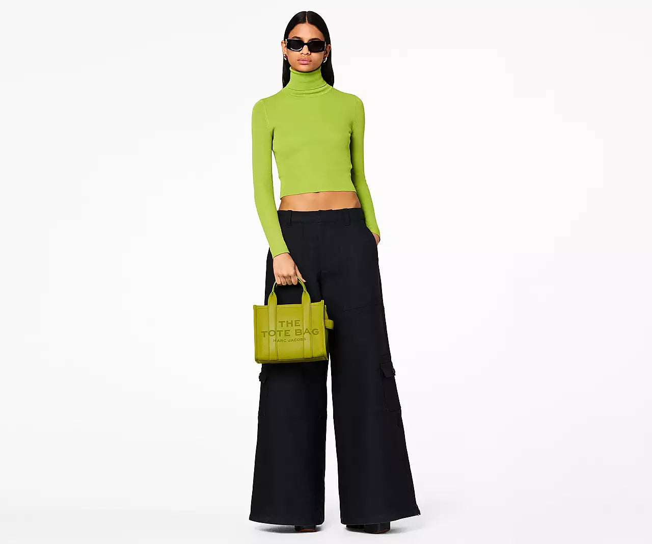 THE LEATHER MINI TOTE BAG- Citronelle