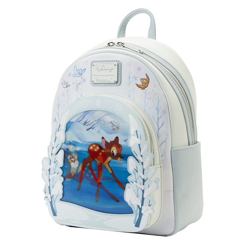 Limited Edition Bundle Exclusive - Bambi on Ice Lenticular Mini Backpack and Pop! Bambi (Flocked)