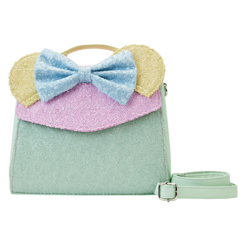 Limited Edition Exclusive - Minnie Mouse Pastel Sequin Crossbody Bag