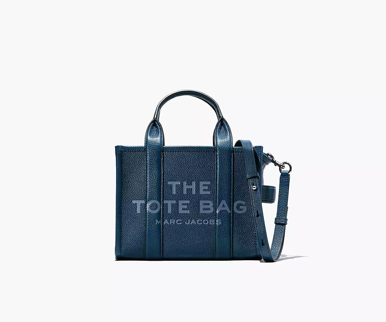 THE LEATHER MINI TOTE BAG- Blue