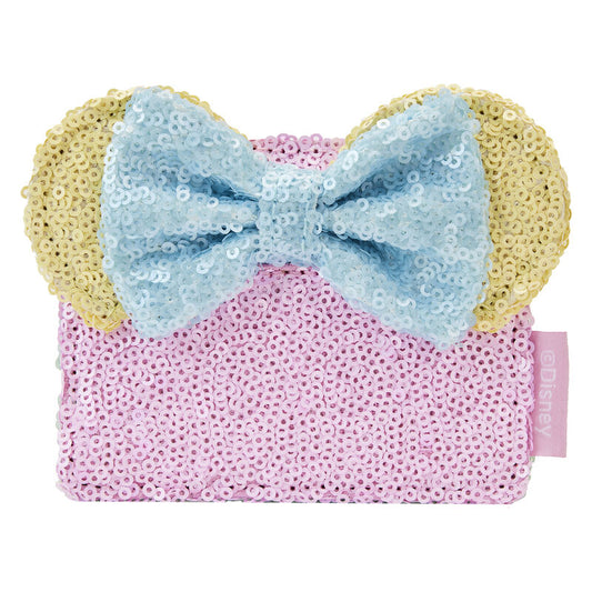 Limited Edition Exclusive - Minnie Mouse Pastel Sequin Card Holder